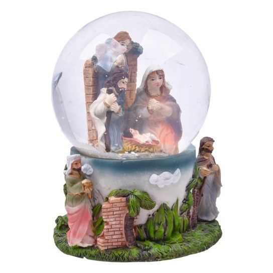 GLOBO VIDRO PRESEPIO 12CM