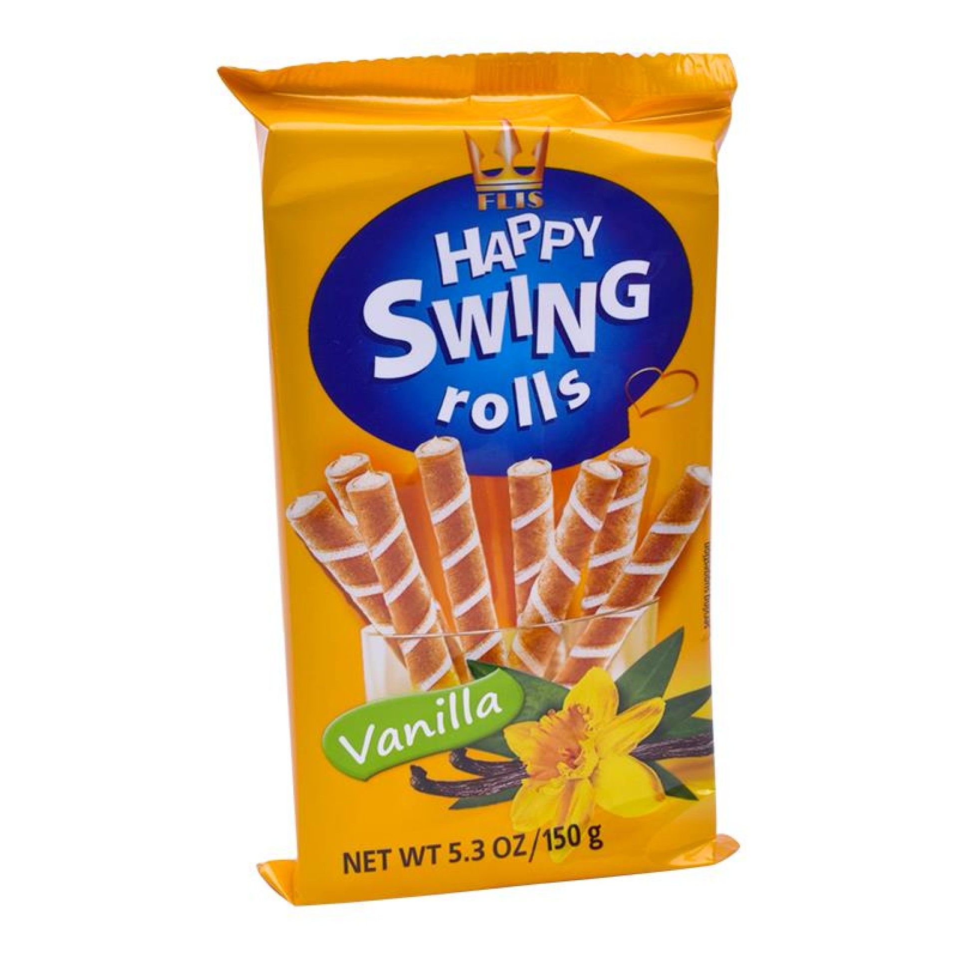 WAFER HAPPY SWING BAUNILHA 150GRS WAFER HAPPY SWING BAUNILHA 150GRS