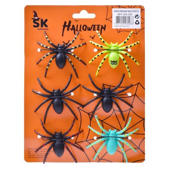 ARANHA HALL 6PCS 6,5X6CM 2060-28 CX240 ARANHA HALL 6PCS 6,5X6CM 2060-28 CX240