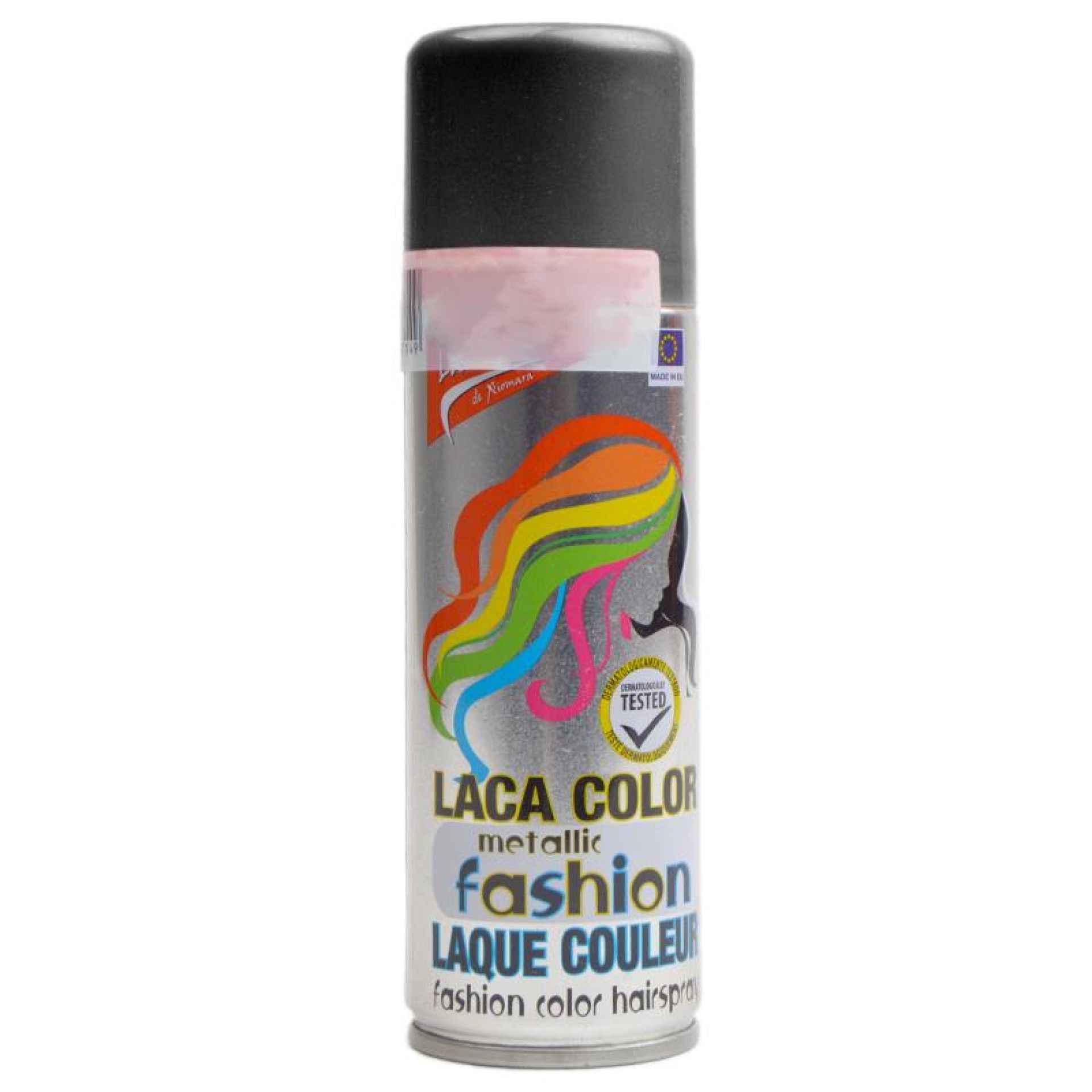 LACA COLOR SPRAY CABELO PRETO 125ML LACA COLOR SPRAY CABELO PRETO 125ML