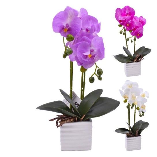 VASO C/FLOR ARTIFICIAL 2439-001 CX36