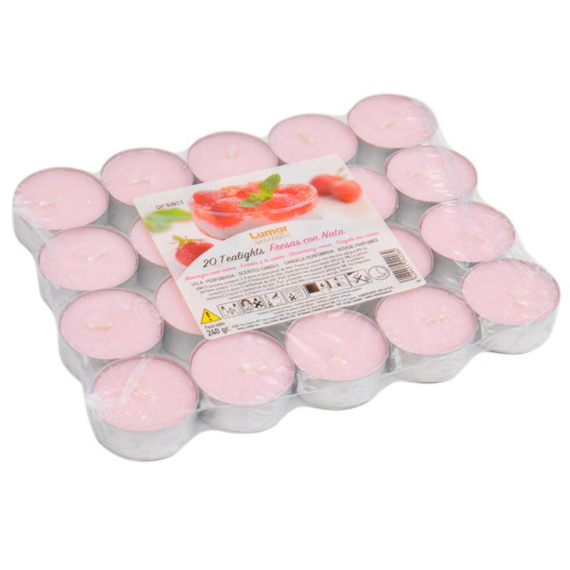 VELAS TEALIGHT 20UN MORANGO/NATA VELAS TEALIGHT 20UN MORANGO/NATA