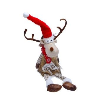BONECO NATAL SENTADO 18X12X49 2514-101-49