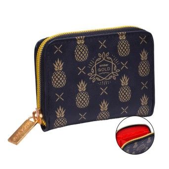 PORTA MOEDAS GOLD BLACK 64864