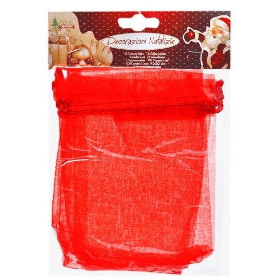 SACO ORGANZA 13X18 5UNI NATAL