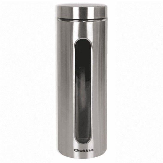 FRASCO VIDRO/INOX 2200ML QUTTIN