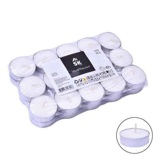 VELAS TEALIGHT 30UN 0423-01 CX24