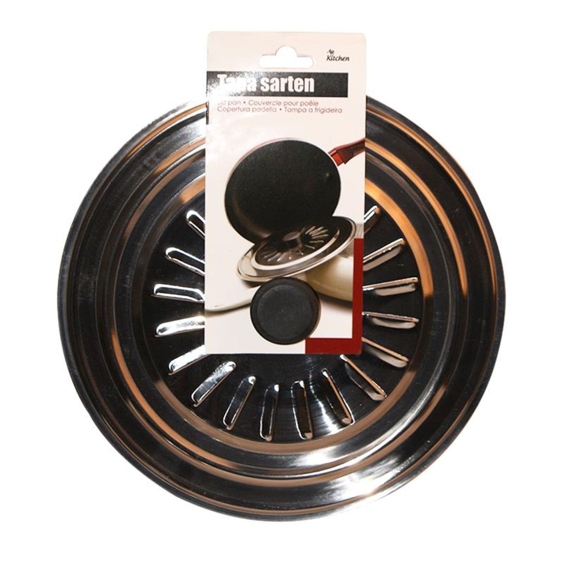 TAMPA ANTISALPICOS METAL 24CM 37098 TAMPA ANTISALPICOS METAL 24CM 37098
