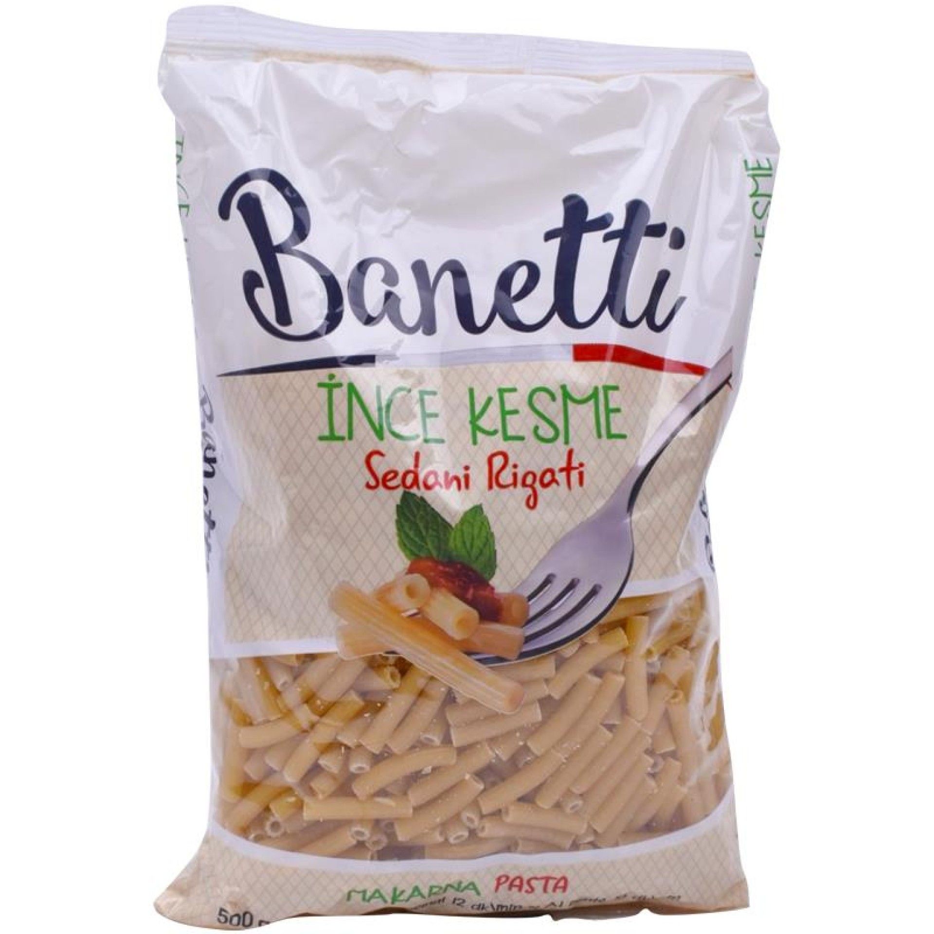 MASSA RIGATI BANETTI 500GR MASSA RIGATI BANETTI 500GR