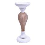 CASTIÇAL BRC/OURO 28CM CASTIÇAL BRC/OURO 28CM