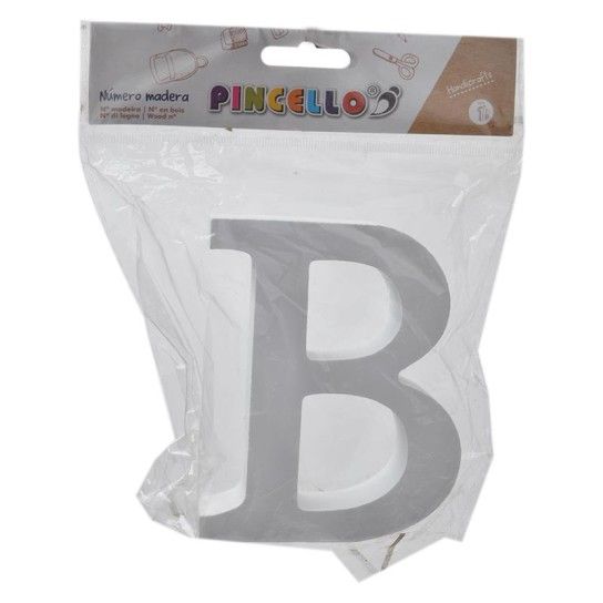 LETRA B  MADEIRA BRANCA 24039