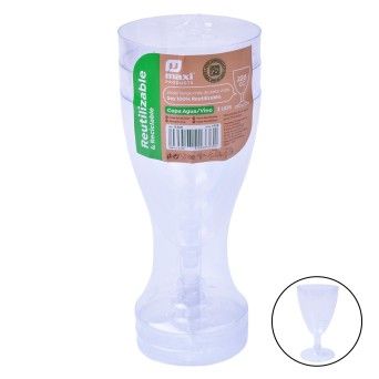 PLASTICO COPO VINHO 220CC REUTL 1238R