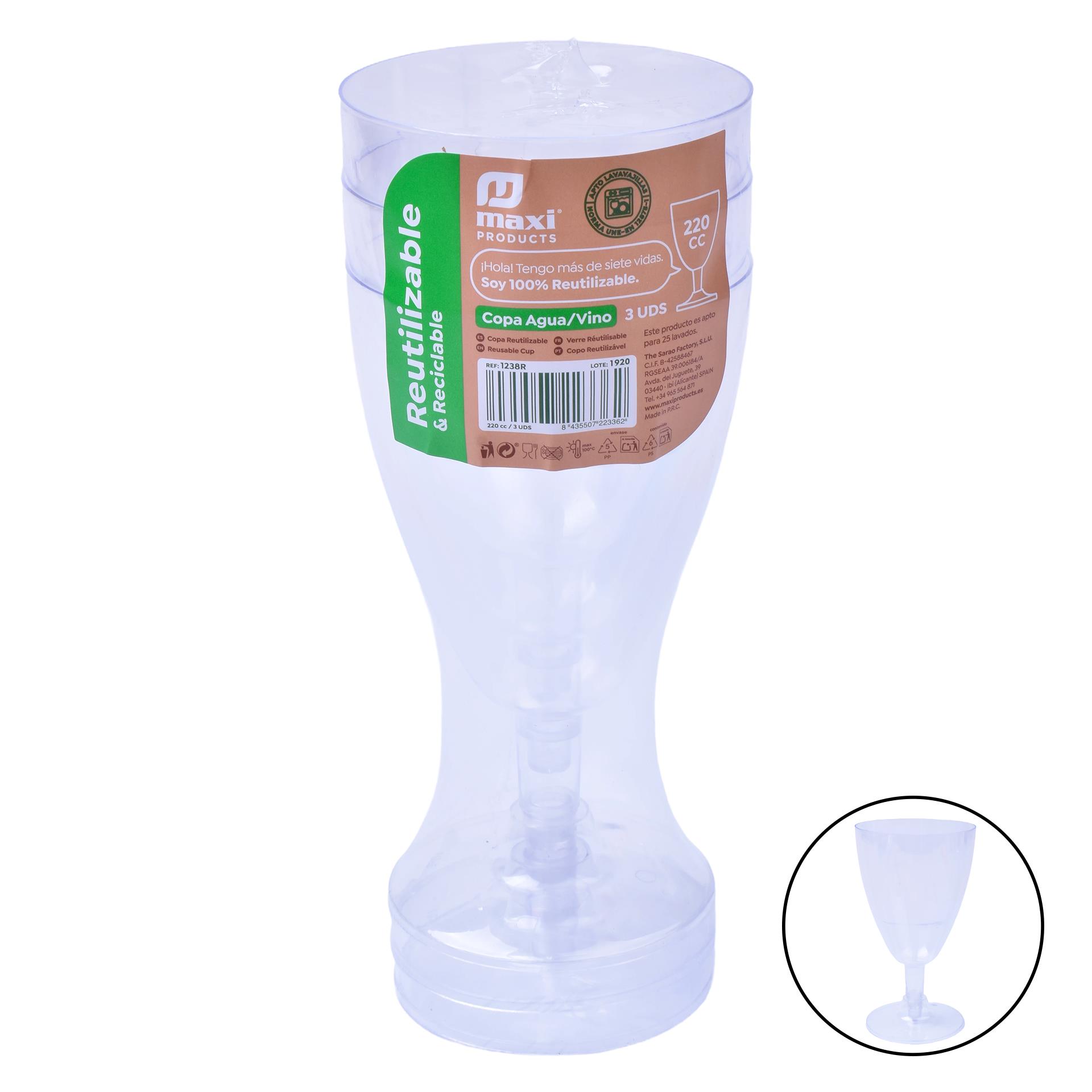 PLASTICO COPO VINHO 220CC REUTL 1238R PLASTICO COPO VINHO 220CC REUTL 1238R