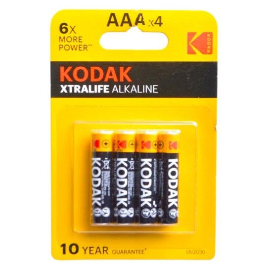 KODAK PILHAS ALCALINAS AAA 4UN 22031