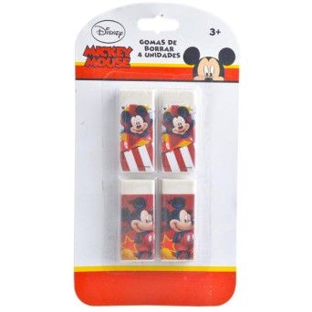 CONJ. 4 BORRACHAS MINNIE 2055080
