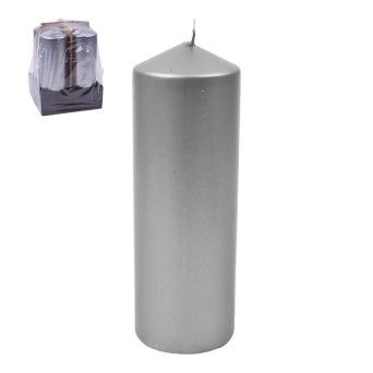 VELA PRATEADA 20CM CX4