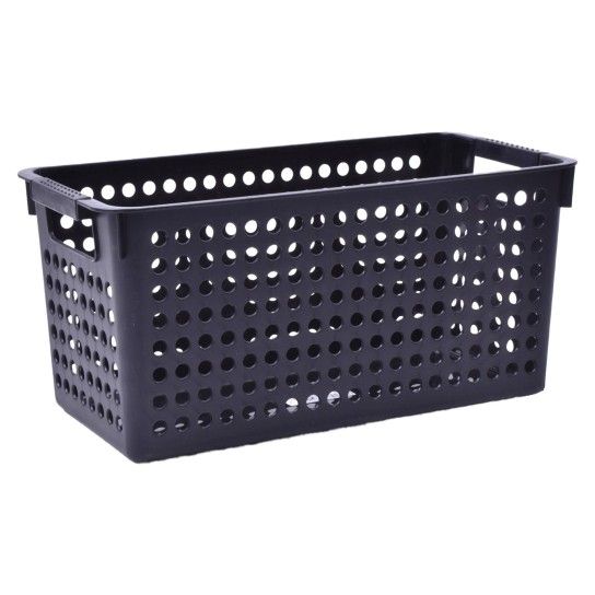 CESTO MULTIUSOS PRETO 39,5X20X19,5CM