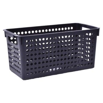 CESTO MULTIUSOS PRETO 39,5X20X19,5CM