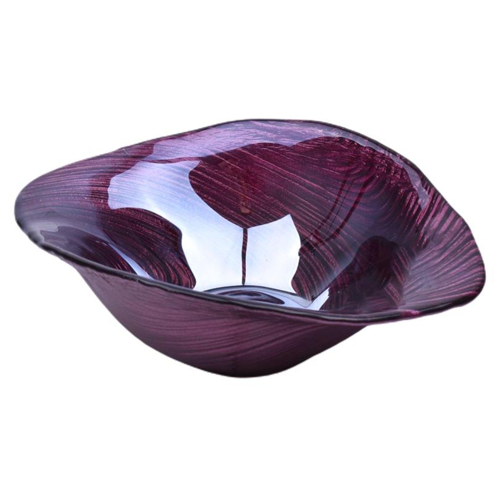 TA�A VIDRO 16CM ROXO CX6