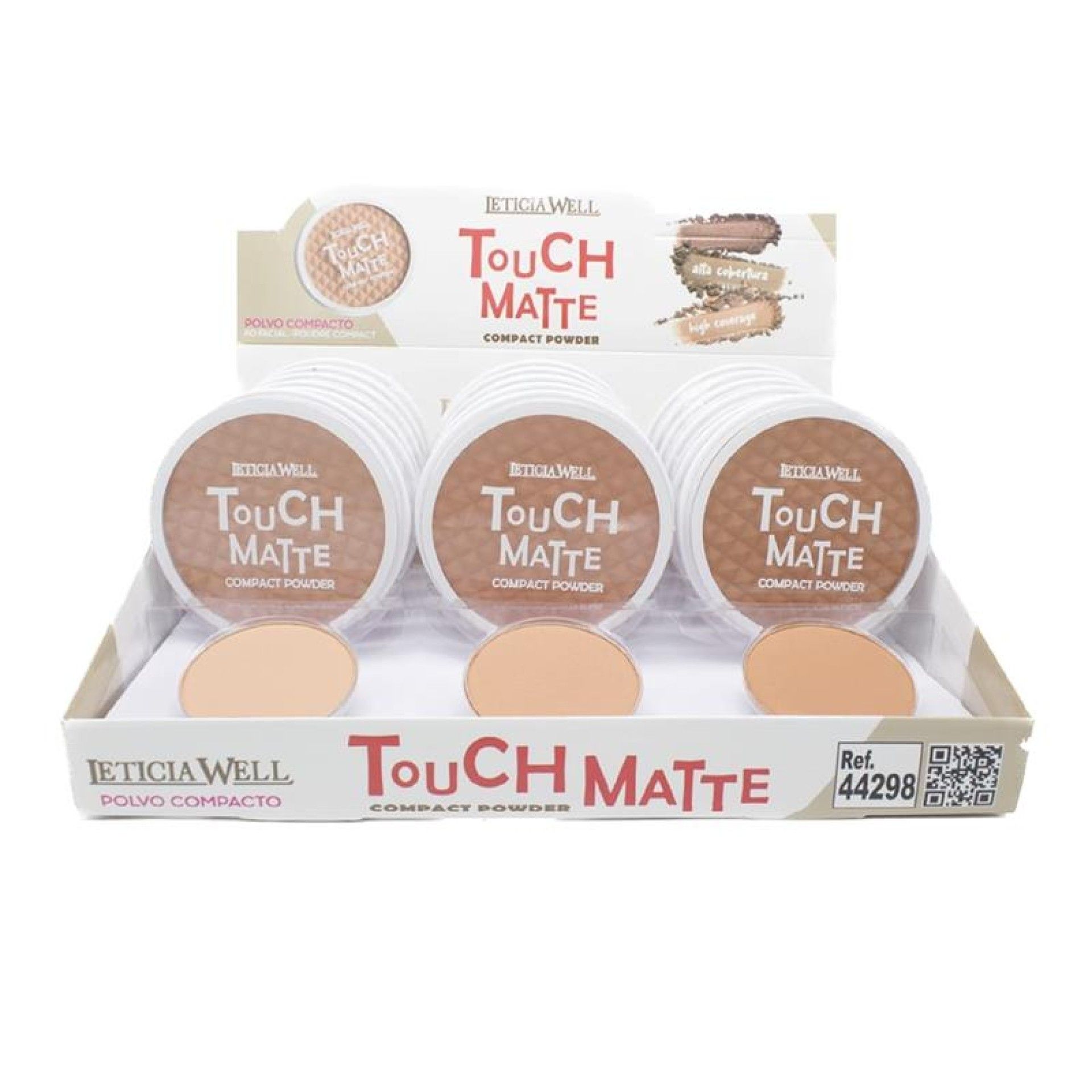 PO COMPACTO TOUCH MATTE 44298 18UN PO COMPACTO TOUCH MATTE 44298 18UN