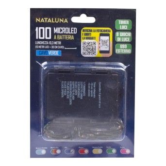 SERIE NATAL 100MICROLED 10MT AZUL