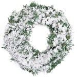 COROA PORTA C/ NEVE 30CM AP-47491 COROA PORTA C/ NEVE 30CM AP-47491