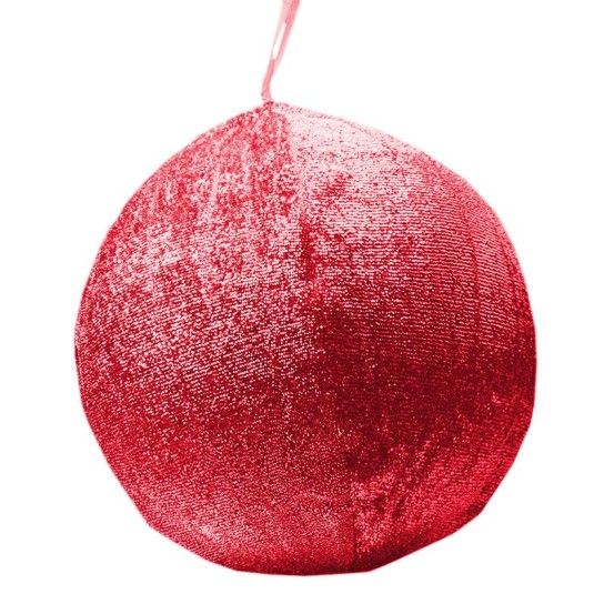 BOLA TECIDO  INSUFLAVEL 50CM VERM.
