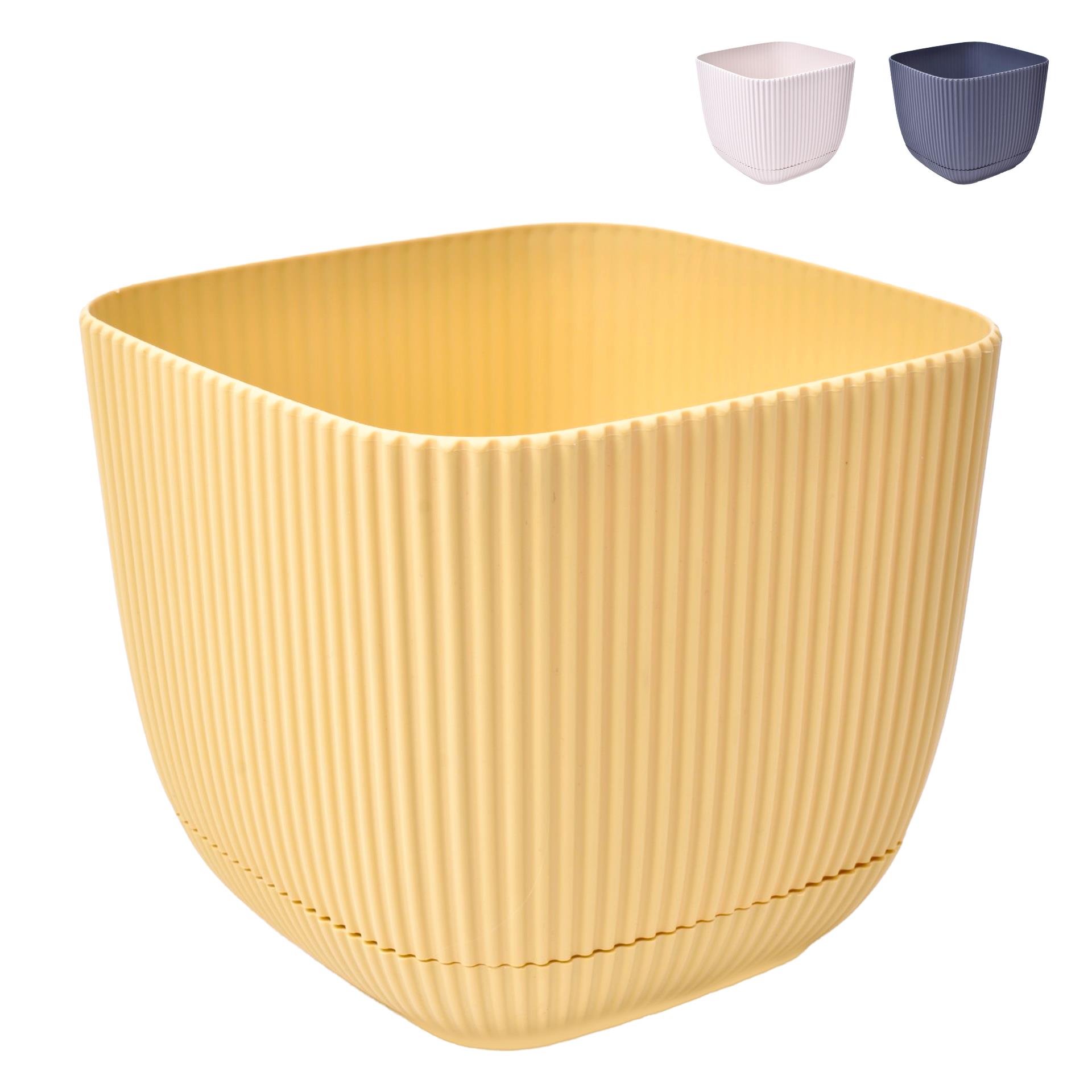 VASO QUADRADO CORAL NO.4 KRS-384 CX12