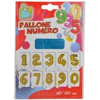 BALAO NUMERO 6 AZUL C/101 CM