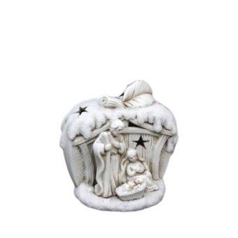 PRESEPIO PORC. C/LUZ 13,5CM 50431548 LUNA