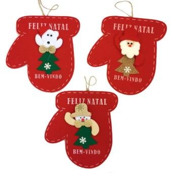 DECORAO NATAL LUVA 1611-001