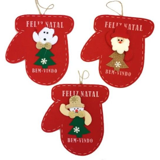 DECORAO NATAL LUVA 1611-001
