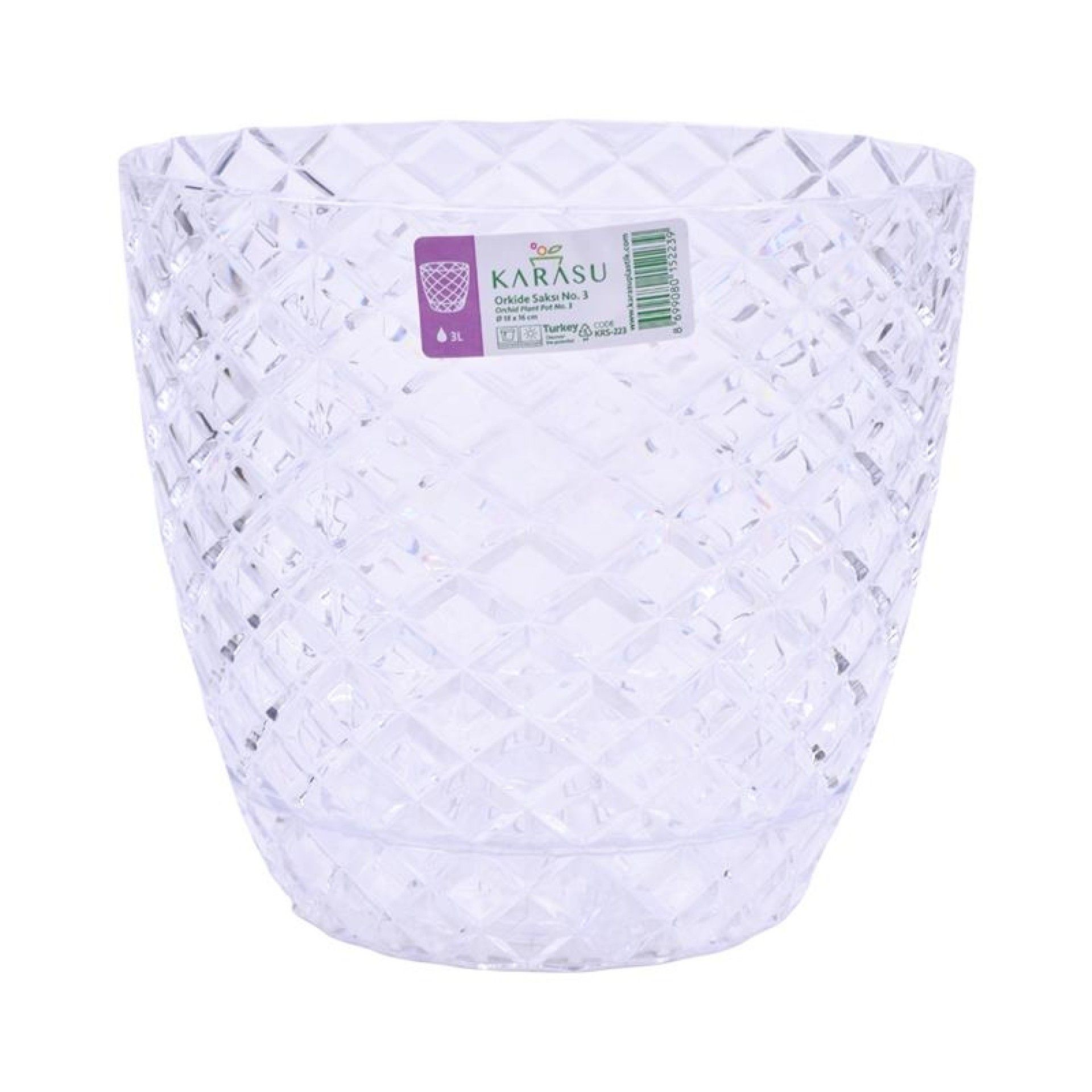 VASO PLASTICO 1,60L KRS222 CX36 VASO PLASTICO 1,60L KRS222 CX36