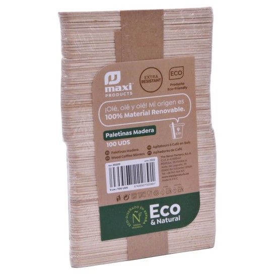 PALETINA MADEIRA 100UNI ECO CX40
