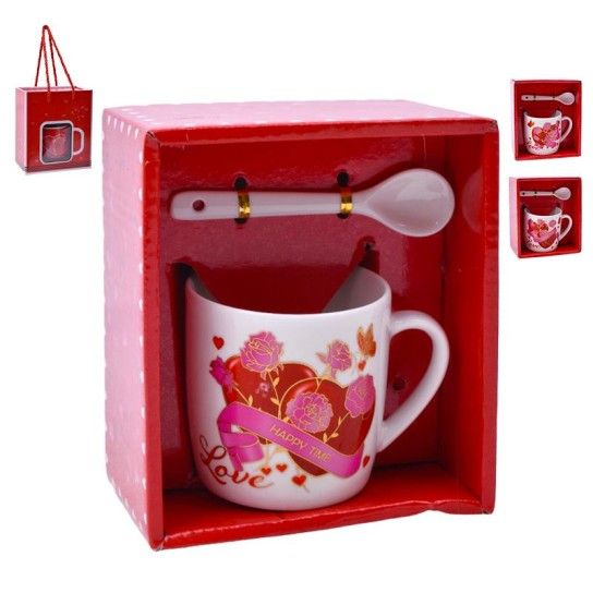 SET CANECA E COLHER 7,2X7,2 2645-109-05 CX120