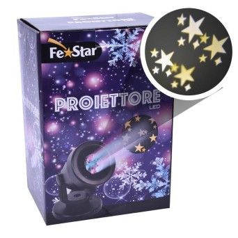 PROJETOR LED NATAL ESTRELAS