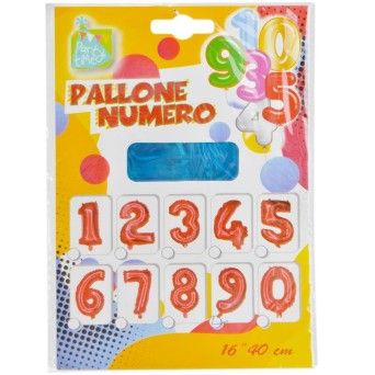 BALAO NUMERO 0 AZUL C/ 40 CM