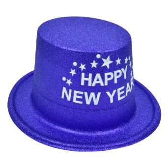 CHAPEU HAPPY N YEAR AZUL2527-701-ECX144