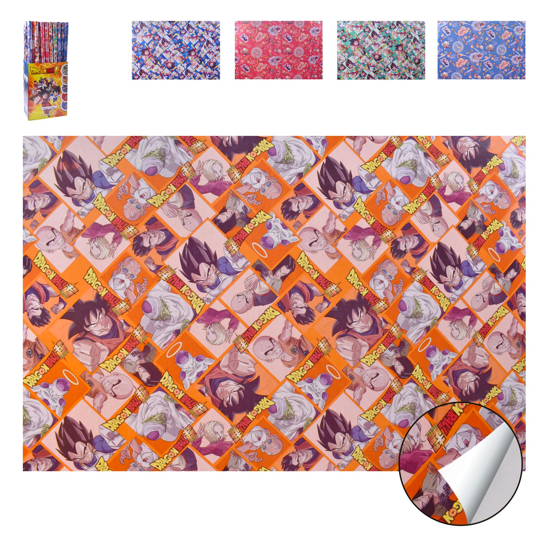 PAPEL EMBRULHO DRAGON BALL 70200CM PAPEL EMBRULHO DRAGON BALL 70200CM