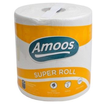 PAPEL COZINHA AMOOS SUPER ROLL 1=10 6UN