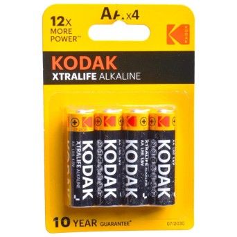 KODAK PILHAS ALCALINAS AA 4UN 22030