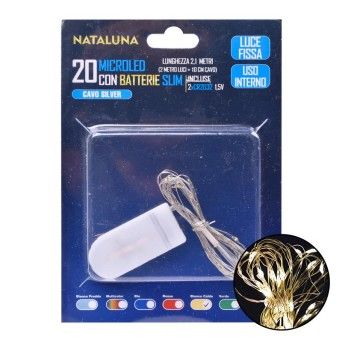 SERIE NATAL 20MICROLED BRANCO 2,1MT REC