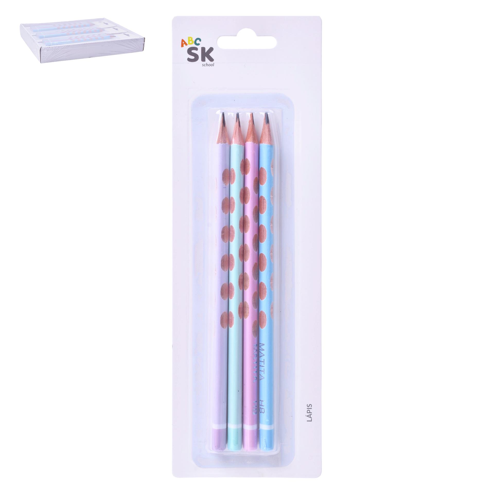 SET 4 LAPIS 18CM 2556-204 CX288 SET 4 LAPIS 18CM 2556-204 CX288