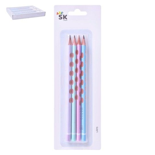 SET 4 LAPIS 18CM 2556-204 CX288