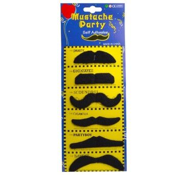 BIGODES SORTIDOS  6 UNI. 201-960-01