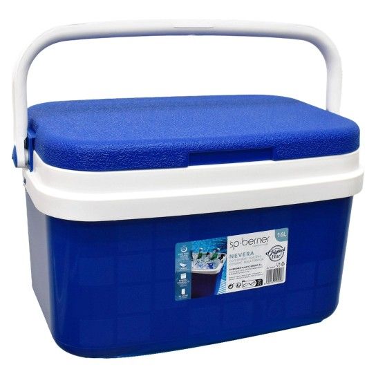 GELEIRA 16L AZUL 43x26x29CM