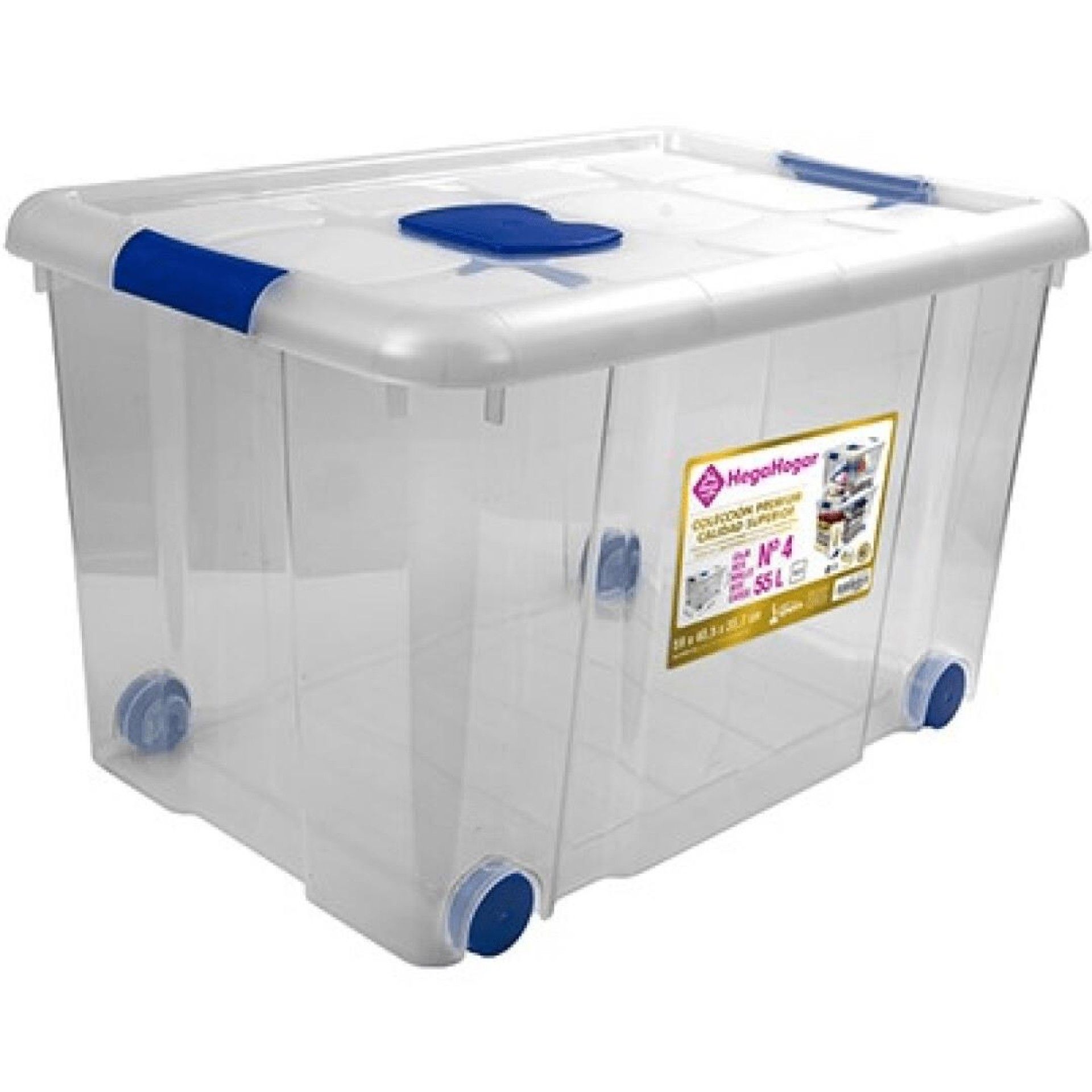 CAIXA PLASTICO C/RODAS 55L 18927 CAIXA PLASTICO C/RODAS 55L 18927