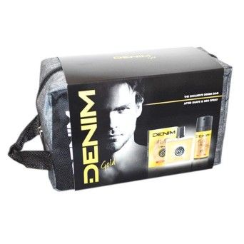 DENIM GOLD AFTER SHAVE+DEO+BOLSA