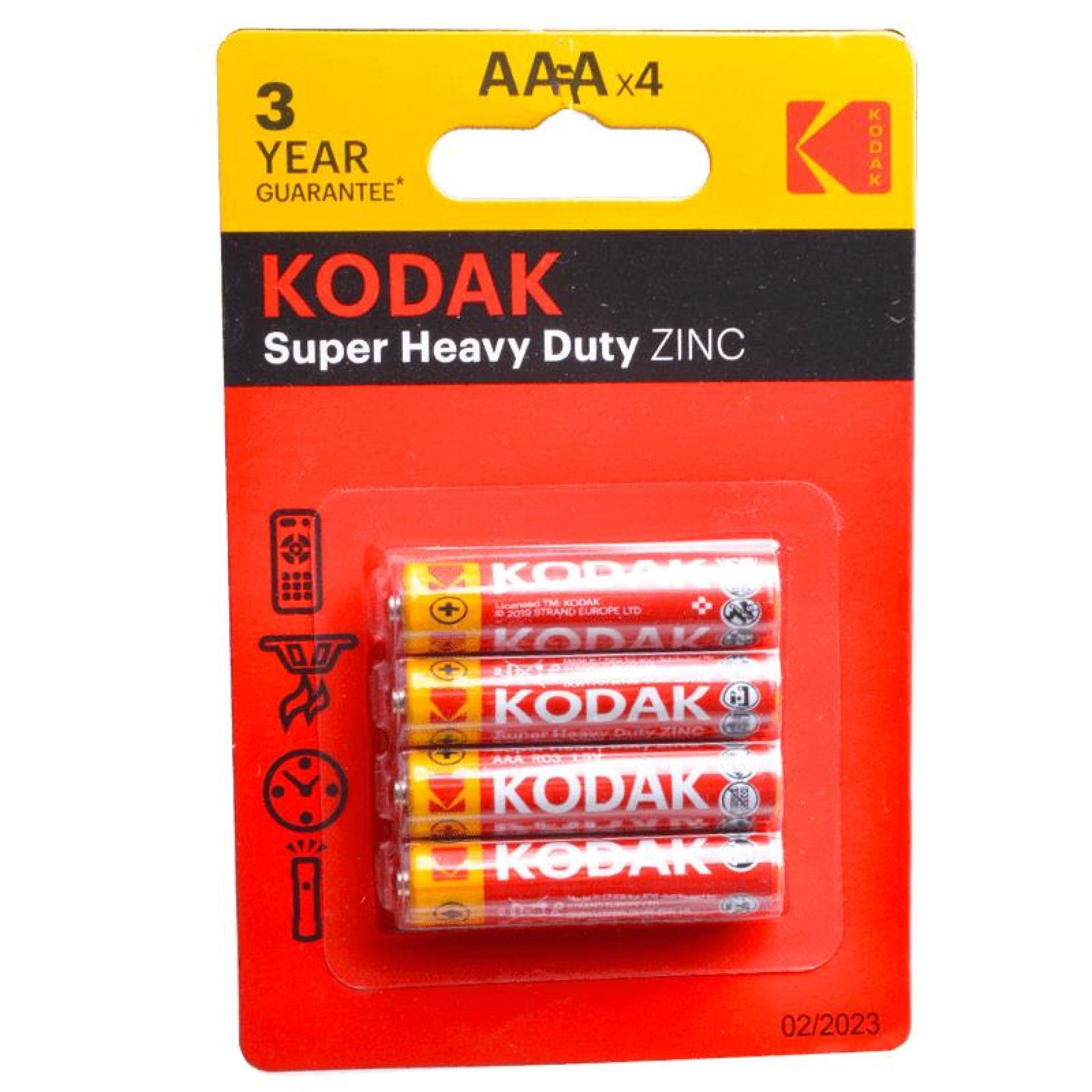 KODAK PILHAS ZINCO AAA 4UN 22051 KODAK PILHAS ZINCO AAA 4UN 22051