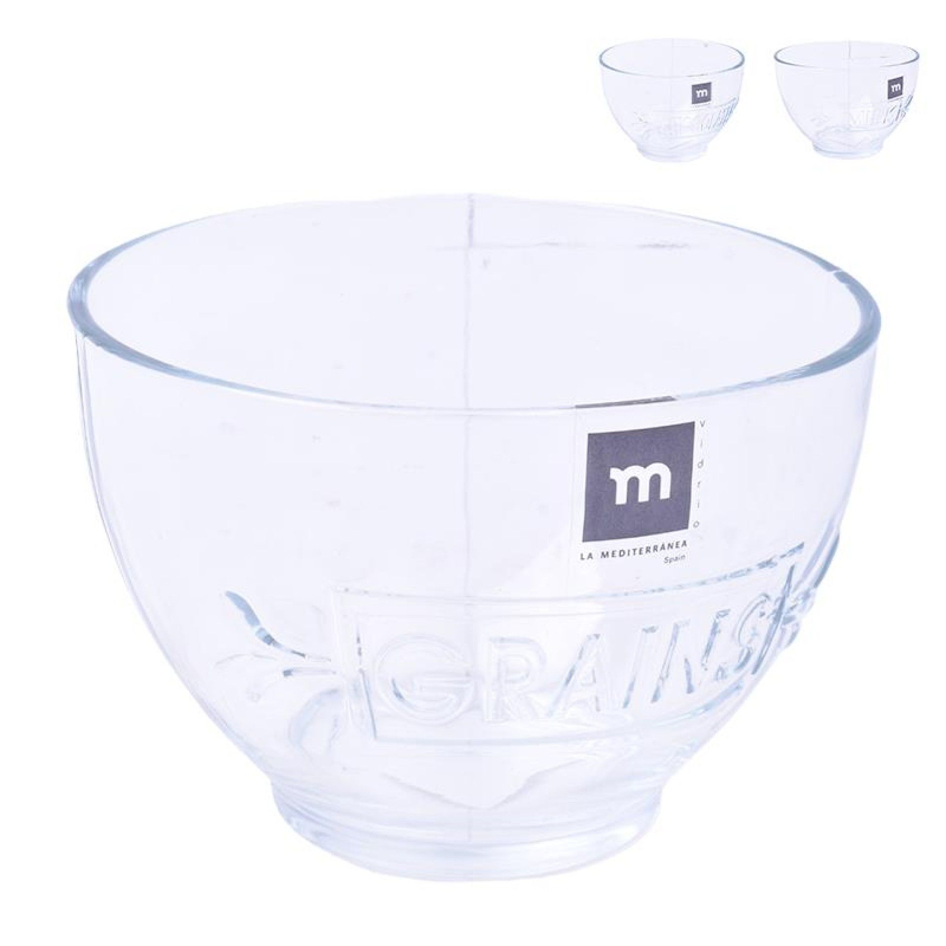 TIGELA VIDRO 680ML SORTIDO CX36